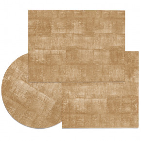 Odessa Antiqued Gold Placemats and Coasters