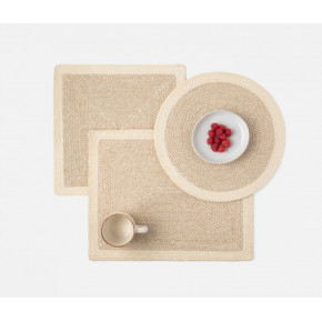 Shia Dark Jute/Cotton Placemats and Coasters