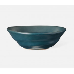Marcus Midnight Teal Pasta/Soup Bowl Stoneware, Pack of 4