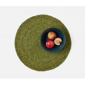 Jordan Fern Green Round Placemat Twisted Abaca, Pack of 4