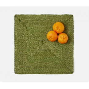 Jordan Fern Green Square Placemat Twisted Abaca, Pack of 4