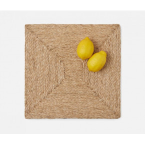 Jordan Natural Square Placemat Twisted Abaca, Pack of 4