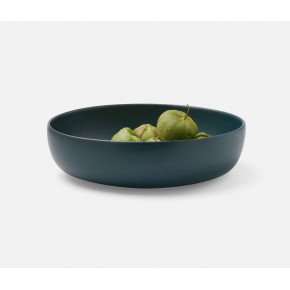 Marcus Midnight Teal Round Serving Bowl Stoneware Large, Pack of 2