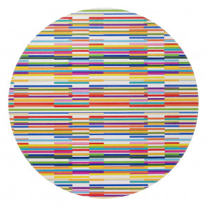 Barcode Multi 15" Round Placemats, Set of 4