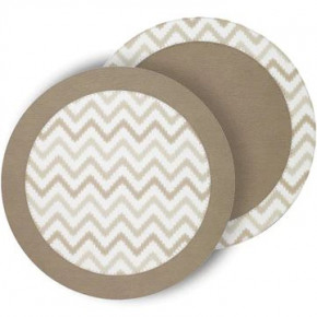 Halo Ripple Beige Placemats, Set of 4