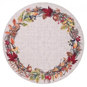 Harvest 15" Round Placemats, Set of 4