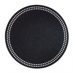 Pearls Black White Placemats, Set of Four