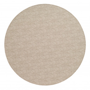 Pronto Beige 15" Round Placemats, Set of Four