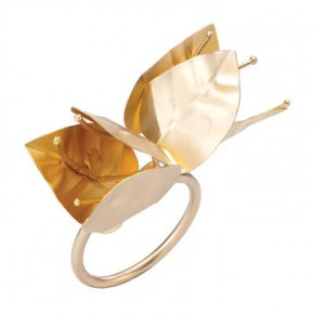Ivy Gold Napkin Ring, Set of 4