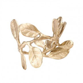 Laurel Crown Gold Napkin Ring, Set of 4
