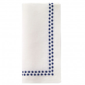 Pearls Navy 21" Napkins, Set of Four