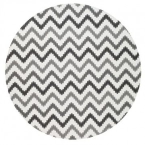 Ripple Charcoal Round Placemats, Set of 4