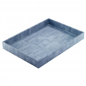 Luster Ice Blue Rectangle Tray