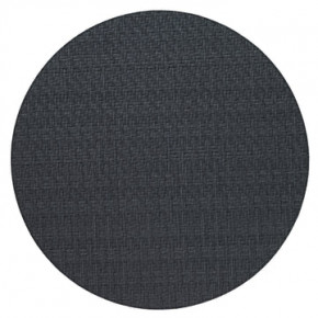 Wicker Black 15" Round Placemats, Set of 4