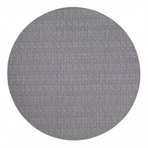 Wicker Gray 15" Round Placemats, Set of Four