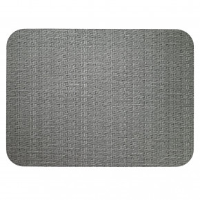 Wicker Gray Oblong Placemats, Set of 4