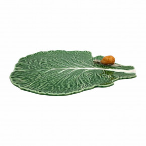Cabbage Green/Natural Leaf With Snail