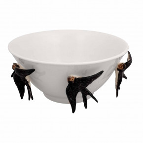 Arte Bordallo Tall Bowl With Swallows (Special Order)