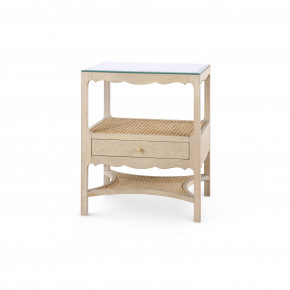 Arianna 1-Drawer Side Table Sand