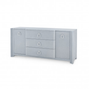 Audrey 3-Drawer & 2-Door Cabinet Washed Winter Gray