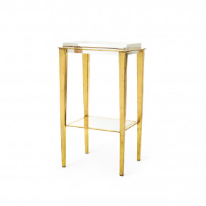 Kimberly Side Table Gold Leaf