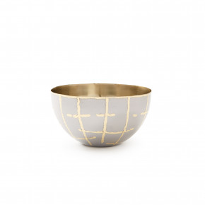 Loom Small Bowl Silver and Brass