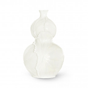 Lotus Double Gourd Vase Blanc de Chine
