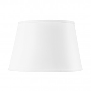 Shade 16-inch White Linen, with Gold White