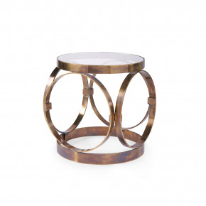 Stephen Side Table Antique Brass