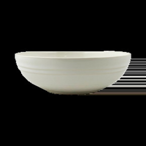 Lines White Salad Bowl