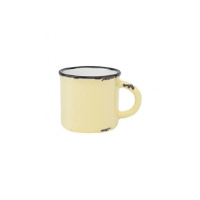 Tinware Set of 4 Espresso Mugs Yellow