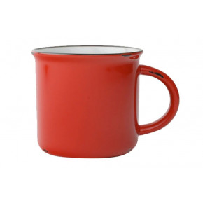 Tinware Set of 4 Mugs Red