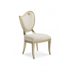 Fontainebleau Left Side Chair Champagne Mist