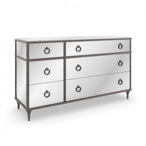 Fontainebleau Double Dresser Sea Smoke Leaf