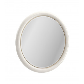 Perseus Mirror Ivory Craze, Brushed Gold Paint