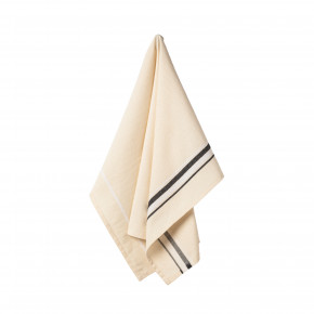 Kitchen Towels French Stripes Black Set 2 Kitchen Towels 27.5'' x 19.75''