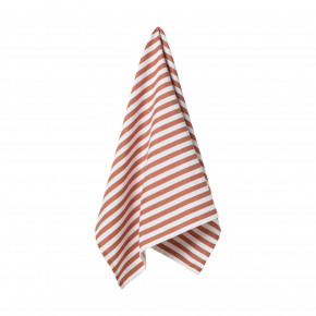 Stripes Orange Set of 2 Kitchen Towels 27.5'' X 19.75''