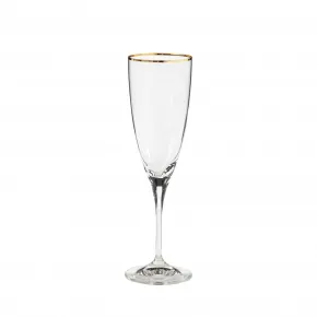 Sensa Clear Flute W/ Golden Rim D3 H9'' | 7 Oz.