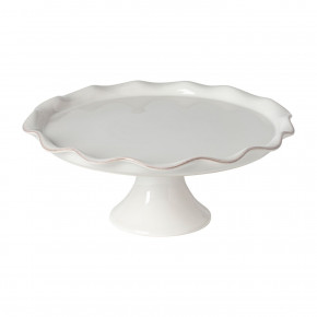 Cook & Host White Footed Plate 11.5'' X 11.5'' H4.5''
