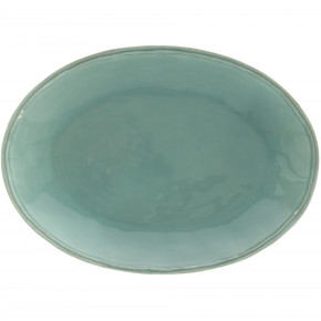 Fontana Turquoise Oval Platter 15.75'' x 11.5 H1.5''