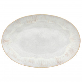 Eivissa Sand Beige Oval Platter 17.5'' X 12'' H2''