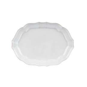 Impressions White Oval Platter 13.75'' X 10'' H1.0''