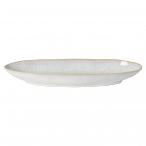 Eivissa Sand Beige Oval Platter 16.25'' X 5.75'' H2''