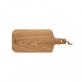 Oak Collection Oak Wood Oak Wood Cutting/Serving Board W/Handle 16.5'' x 7'' H1''