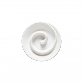 Cook & Host White Spiral Appetizer Dish D8'' H1.25''