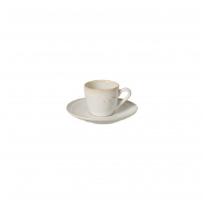 Taormina White Coffee Cup And Saucer 2.5'' x 3.5'' H2.25'' | 3 Oz.