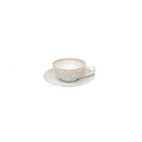 Taormina White Tea Cup And Saucer 5.5'' x 4.25'' H2.25'' | 7 Oz.