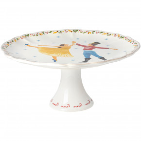 The Nutcracker White Footed Plate D13.25'' H6.25''