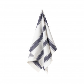 Alessa Blueberry Kitchen Towel Herringbone Stripes 27.5'' X 19.75''