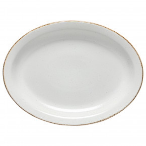 Positano White Oval Platter 15.75'' X 11.75'' H1.5''